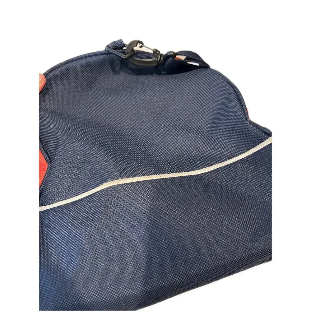Nautica Blue Red Duffel 20x12x12